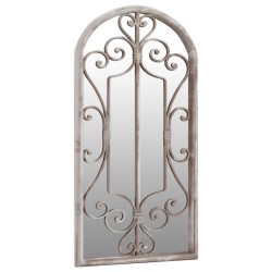 Miroir de jardin Sable 70x30 cm Fer pour utilisation extérieure 
