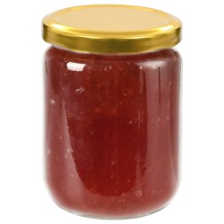 Pots à confiture avec couvercle doré 96 pcs Verre 230 ml 