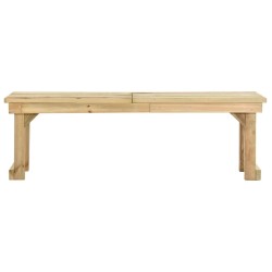 Banc de jardin 140 cm Bois de pin imprégné 