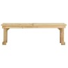 Banc de jardin 140 cm Bois de pin imprégné 