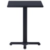 Table de jardin Noir 60x60x75 cm 