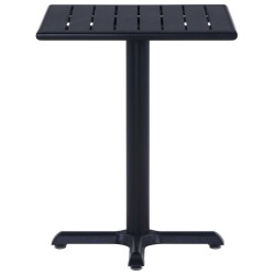 Table de jardin Noir 60x60x75 cm 