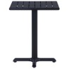Table de jardin Noir 60x60x75 cm 