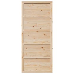 Porte en pin massif Bois naturel Bois de pin massif 