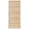 Porte en pin massif Bois naturel Bois de pin massif 