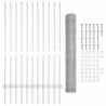 Ensemble de clôture de jardin Pack de 2 Acier galvanisé Standard 
