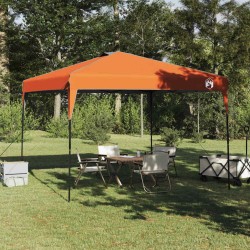 Tente à abri Orange 300 x 300 x 227 / 236 / 245 cm Tissu Oxford 