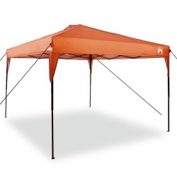 Tente à abri Orange 300 x 300 x 227 / 236 / 245 cm Tissu Oxford 