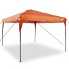 Tente à abri Orange 300 x 300 x 227 / 236 / 245 cm Tissu Oxford 