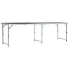 Table de bière-pong pliable 240 cm Noir 