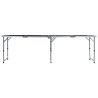 Table de bière-pong pliable 240 cm Noir 