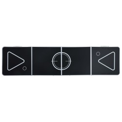 Table de bière-pong pliable 240 cm Noir 