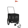 Remorque de vélo pour animaux de compagnie noir 