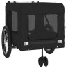Remorque de vélo pour animaux de compagnie noir 