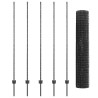 Euro Fence avec 10 poteaux gris 1,6x10 m en acier 