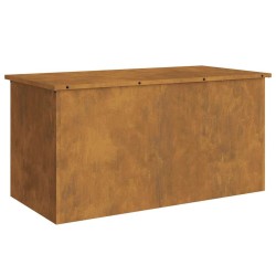Boîte de Rangement Extérieure Marron 100 x 50.5 x 50 cm 