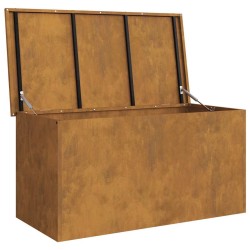 Boîte de Rangement Extérieure Marron 100 x 50.5 x 50 cm 