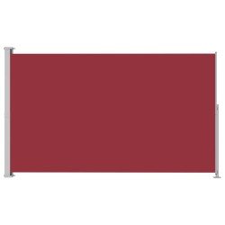 Auvent latéral rétractable de patio 220x300 cm Rouge 