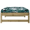 Repose-pied de jardin 120x80 cm bois de pin imprégné 