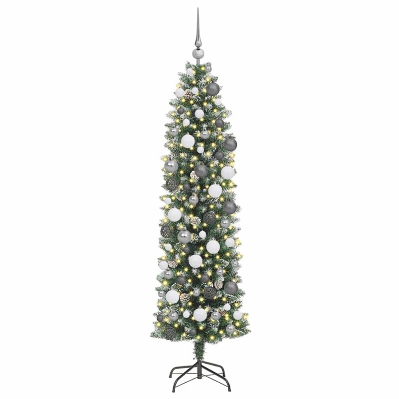 Arbre de Noël artificiel slim Vert 180 cm PVC 