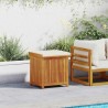 Boîte à coussins d'extérieur 60x50x61 cm bois massif d'acacia 