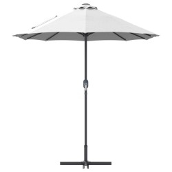 Parasol de jardin Couleur sable 380 x 196 x 235 cm 