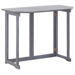 Table pliable de balcon 90x50x74 cm Bois d'acacia massif 