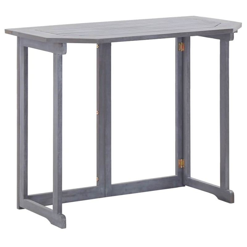 Table pliable de balcon 90x50x74 cm Bois d'acacia massif Table pliable de balcon 90x50x74 cm Bois d'acacia massif