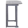 Table pliable de balcon 90x50x74 cm Bois d'acacia massif 