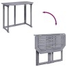 Table pliable de balcon 90x50x74 cm Bois d'acacia massif 
