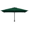 Parasol de jardin Vert 248.5 x 247.5 x 160 cm tissu 