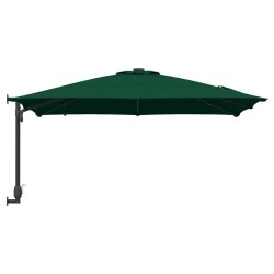 Parasol de jardin Vert 248.5 x 247.5 x 160 cm tissu 