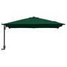 Parasol de jardin Vert 248.5 x 247.5 x 160 cm tissu 