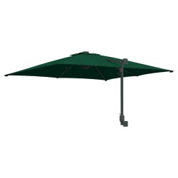 Parasol de jardin Vert 248.5 x 247.5 x 160 cm tissu 