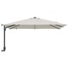 Parasol de jardin Couleur sable 248.5 x 247.5 x 160 cm tissu 