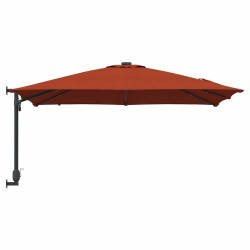 Parasol de jardin Couleur terre cuite 248.5 x 247.5 x 160 cm 