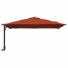Parasol de jardin Couleur terre cuite 248.5 x 247.5 x 160 cm 