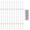 Clôture en Maillon de Chaîne avec 22 U Posts Argent 0.4x25 m Acier 