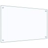 Dosserets de cuisine 2 pcs transparent 80x50 cm verre trempé 