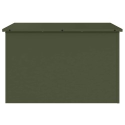 Boîte de Rangement Extérieure Vert olive 80 x 50.5 x 50 cm 