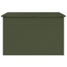 Boîte de Rangement Extérieure Vert olive 80 x 50.5 x 50 cm 