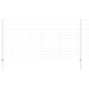 Panneaux de Clôture 22 pcs U-Channel 120 cm Acier Galvanisé 