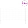 Panneaux de Clôture 22 pcs U-Channel 120 cm Acier Galvanisé 