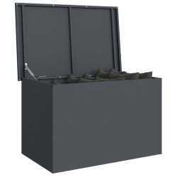 Boîte de Rangement Extérieure Anthracite 80 x 50.5 x 50 cm 