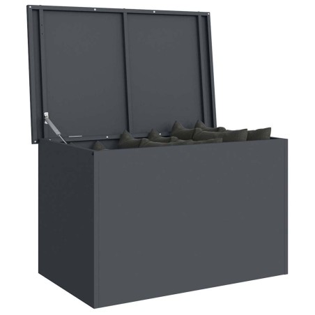 Boîte de Rangement Extérieure Anthracite 80 x 50.5 x 50 cm 