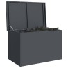 Boîte de Rangement Extérieure Anthracite 80 x 50.5 x 50 cm 