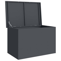 Boîte de Rangement Extérieure Anthracite 80 x 50.5 x 50 cm 