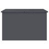 Boîte de Rangement Extérieure Anthracite 80 x 50.5 x 50 cm 