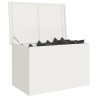 Boîte de Rangement Extérieure Blanc 80 x 50.5 x 50 cm 