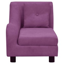 Canapé pour chien avec oreiller Bordeaux 83x44x44 cm Peluche 
